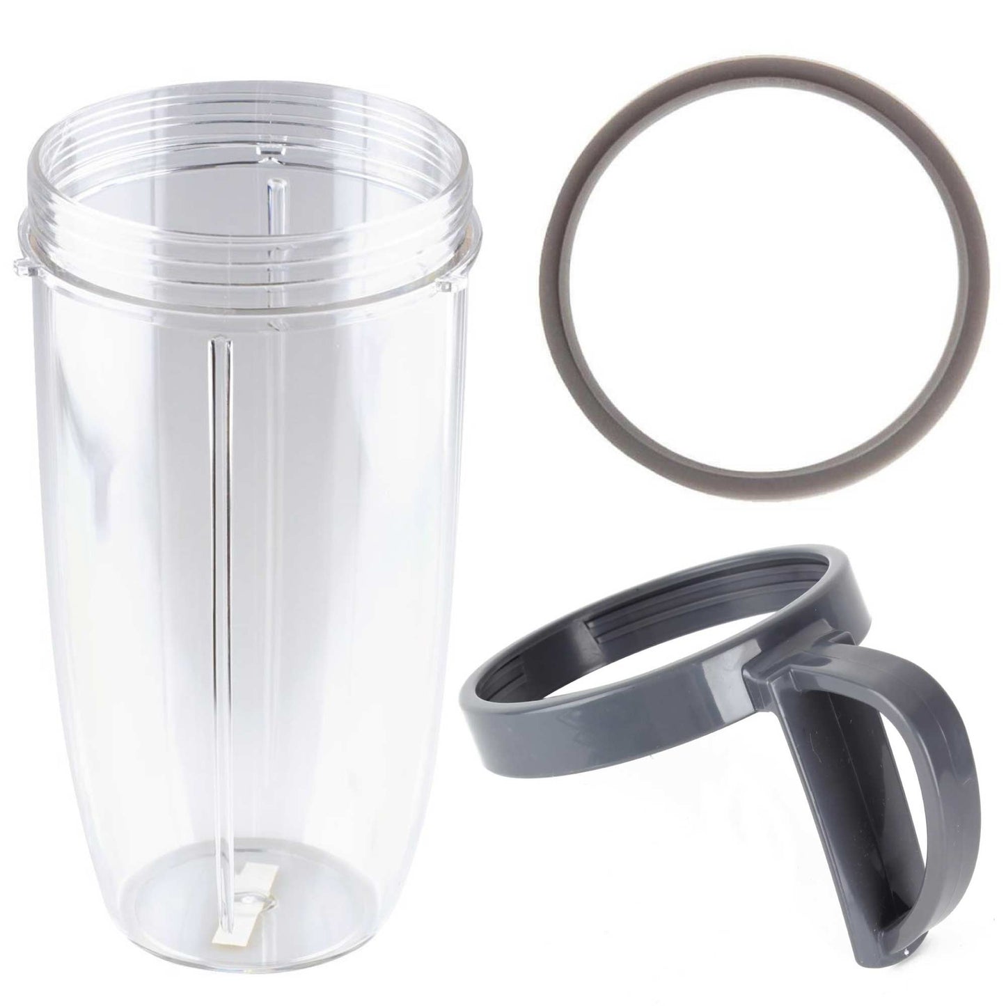 Nutribullet Colossal 32oz Large Cup Handheld Ring Grey Seal for 600 & 900 Models