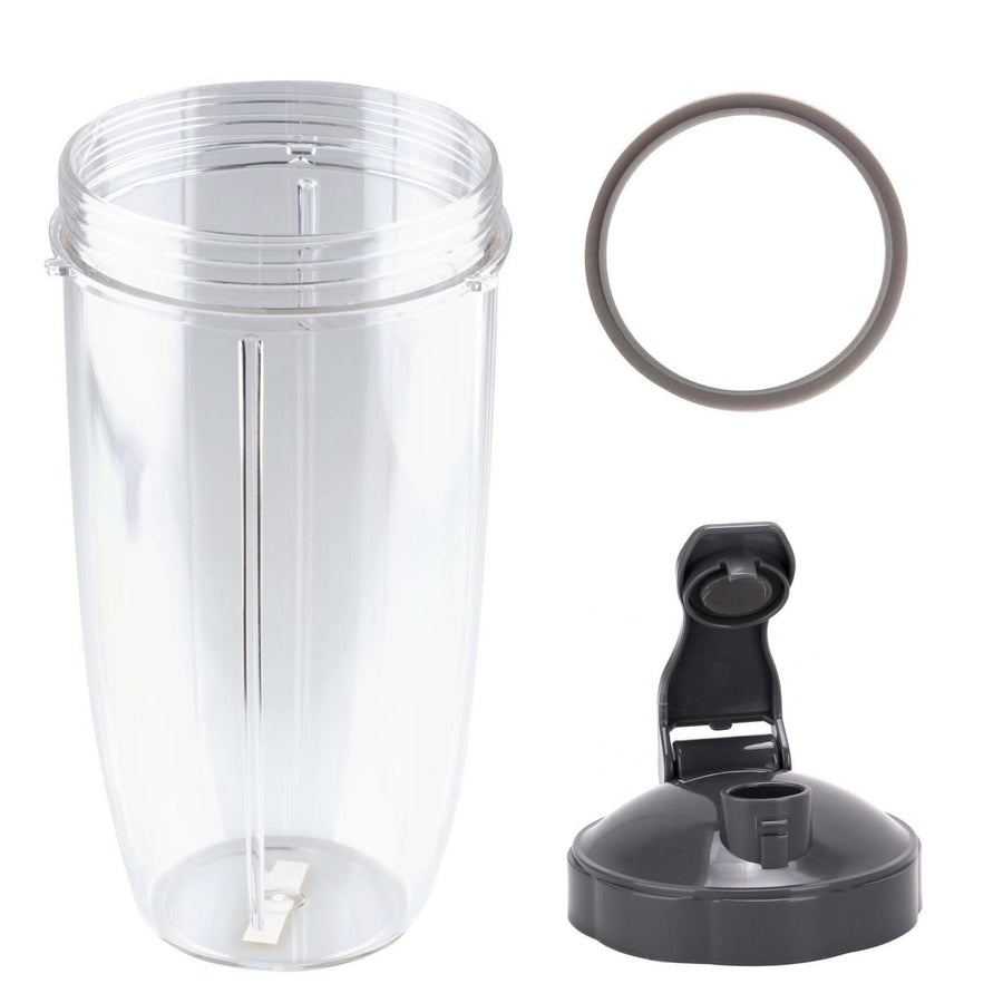 For Nutribullet Colossal Large Cup + Fliptop Lid + Grey Seal - 900 600 Models - SuperSaverAU - view 1