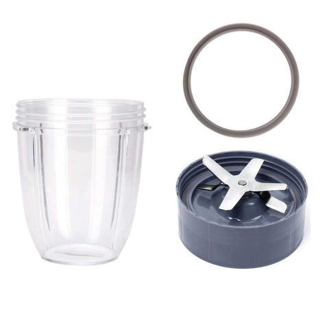 For Nutribullet Short Cup + Extractor Blade + Grey Seal - For 900 and 600 Models - SuperSaverAU - view 1
