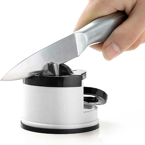 2x Kitchen Knife Sharpener Suction Grip Knives Blades Scissors Sharpening Tools - SuperSaverAU - view 2