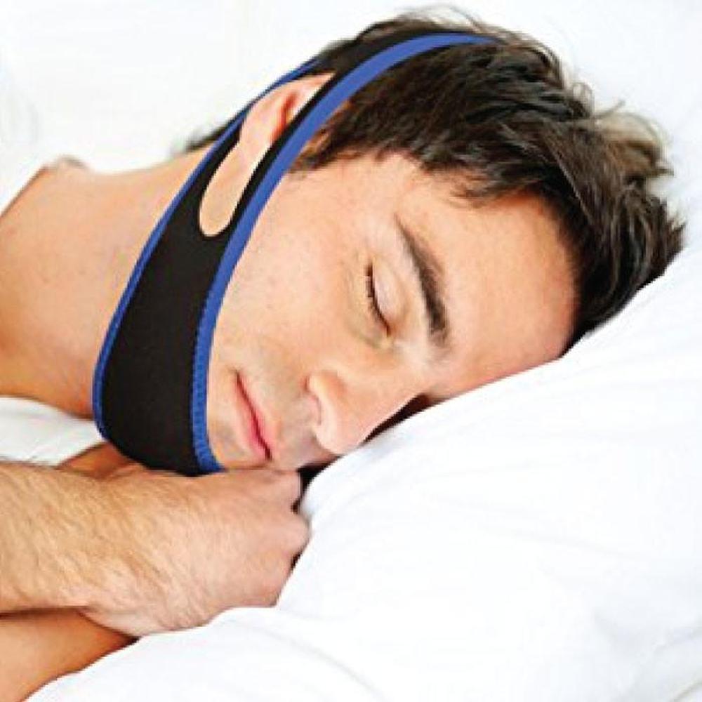 Anti Snoring Solution Adjustable Chin Strap - Neoprene, One Size Fits All - SuperSaverAU - view 3