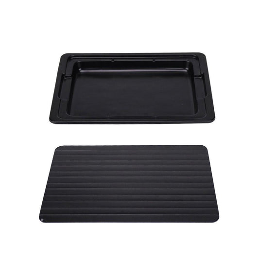 Fast Defrosting Meat Tray Large Aluminium Thawing Plate with Water Tray FDA Approved
