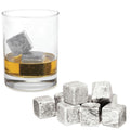 Whiskey Stones Ice Melts - 9 Reusable Natural Marble Chilling Scotch Rocks Cubes - SuperSaverAU - view 2