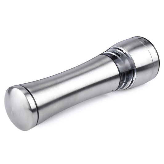 Electrical Stainless Steel Salt & Pepper Mill, 75ml, Adjustable Coarseness, Battery Operated