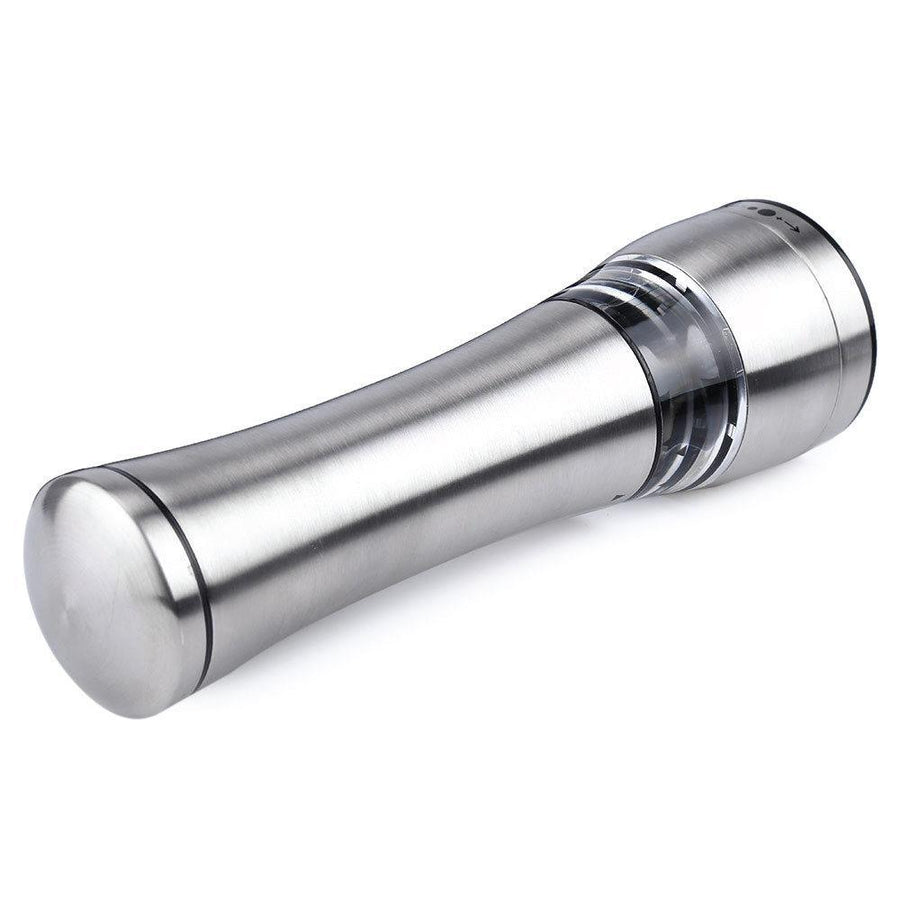 Electrical Stainless Steel Salt & Pepper Mill, 75ml, Adjustable Coarseness, Battery Operated - SuperSaverAU - view 1