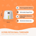 All For Paws Hyper Fetch Dog Toy Maxi - Automatic Ball Launcher, 3 Tennis Balls, Rechargeable - SuperSaverAU - view 5