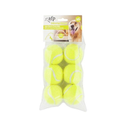 All For Paws 6 Pack Replacement Balls, 5cm Diameter, Durable Rubber & Poly