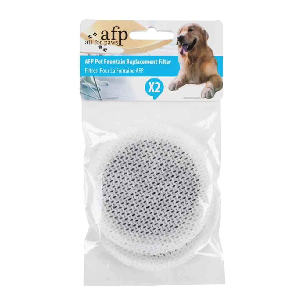 All for Paws 2x Replacement Filter Pads for Fountain Fresh Pet Water Filter - SuperSaverAU - view 1
