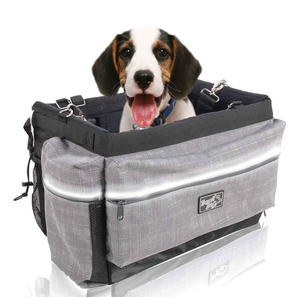 All For Paws Travel Dog Deluxe Bicycle Bag 2 in 1 Carrier for Small Dogs