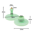 Cattle Ear Tags Set - 100x Round Green Blank for Pig Sheep Goat Cow - SuperSaverAU - view 2
