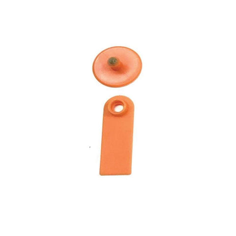 Cattle Ear Tags 100x 5x2cm Mini Orange Blank Livestock Labels for Sheep, Goats - SuperSaverAU - view 1