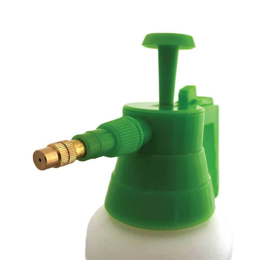 2L Handheld Garden Pressure Sprayer - Plastic Pump with Adjustable Nozzle