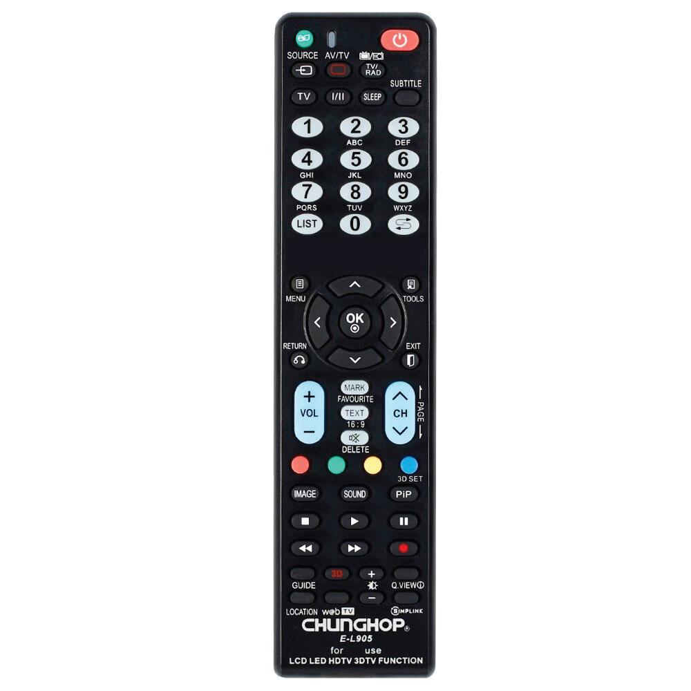 Chunghop Universal TV Remote Control Compatible with  LG LCD Smart HD Plasma - SuperSaverAU - view 1