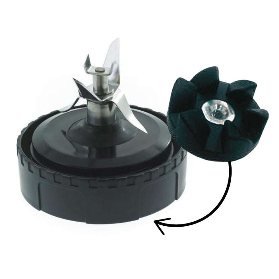 Nutri Ninja 6-Fin Extractor Blade Replacement Full Set with Seal and Base - SuperSaverAU - view 1