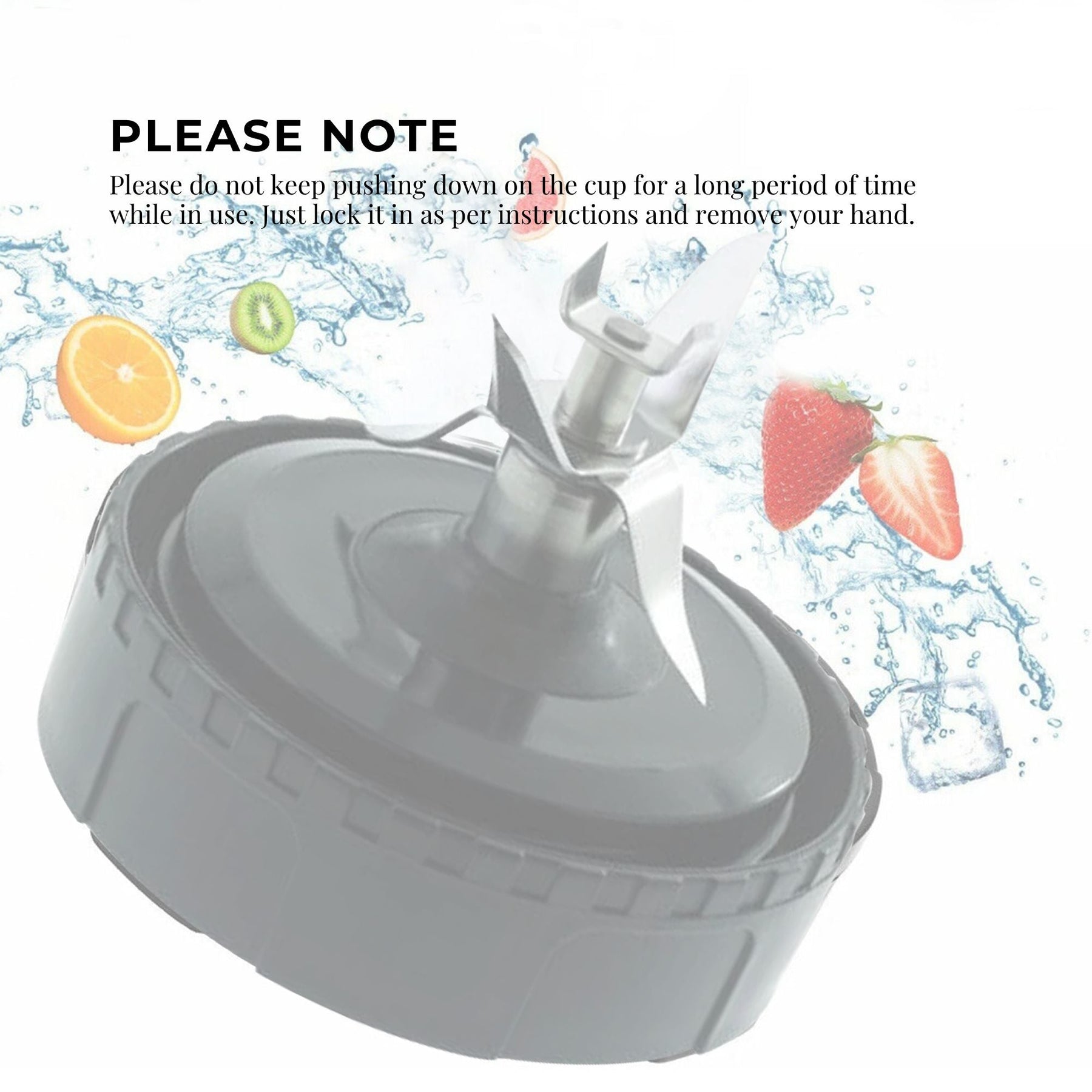 Nutri Ninja 6-Fin Extractor Blade Replacement Full Set with Seal and Base - SuperSaverAU - view 4