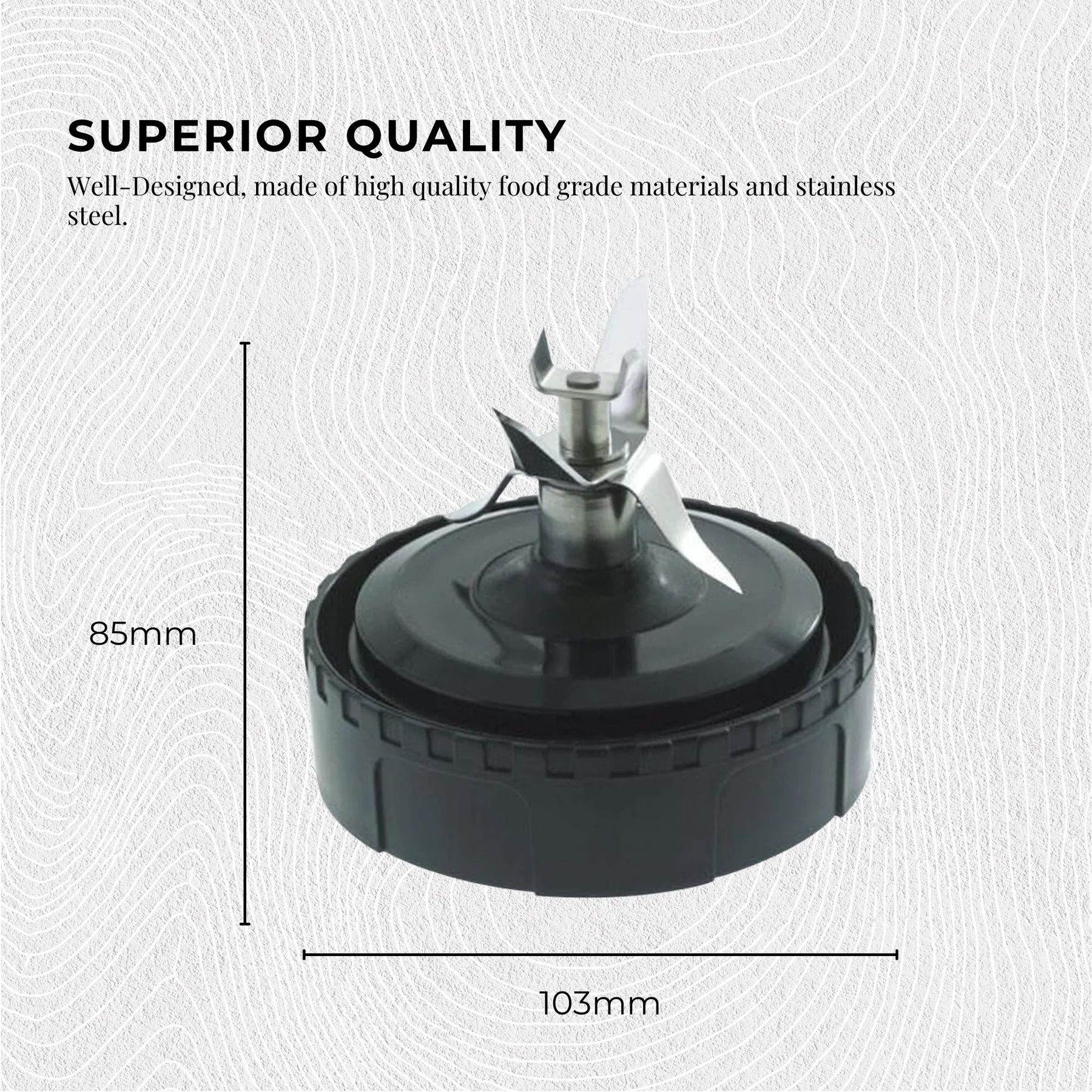 For Nutri Ninja Extractor Blade - 7 Fin Connection Replacement Blender Parts - SuperSaverAU - view 6