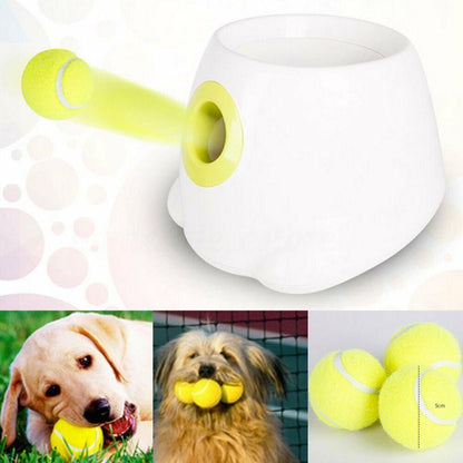 AFP Hyper Fetch Mini Dog Ball Thrower - 3 Launch Ranges, 3 Balls Included