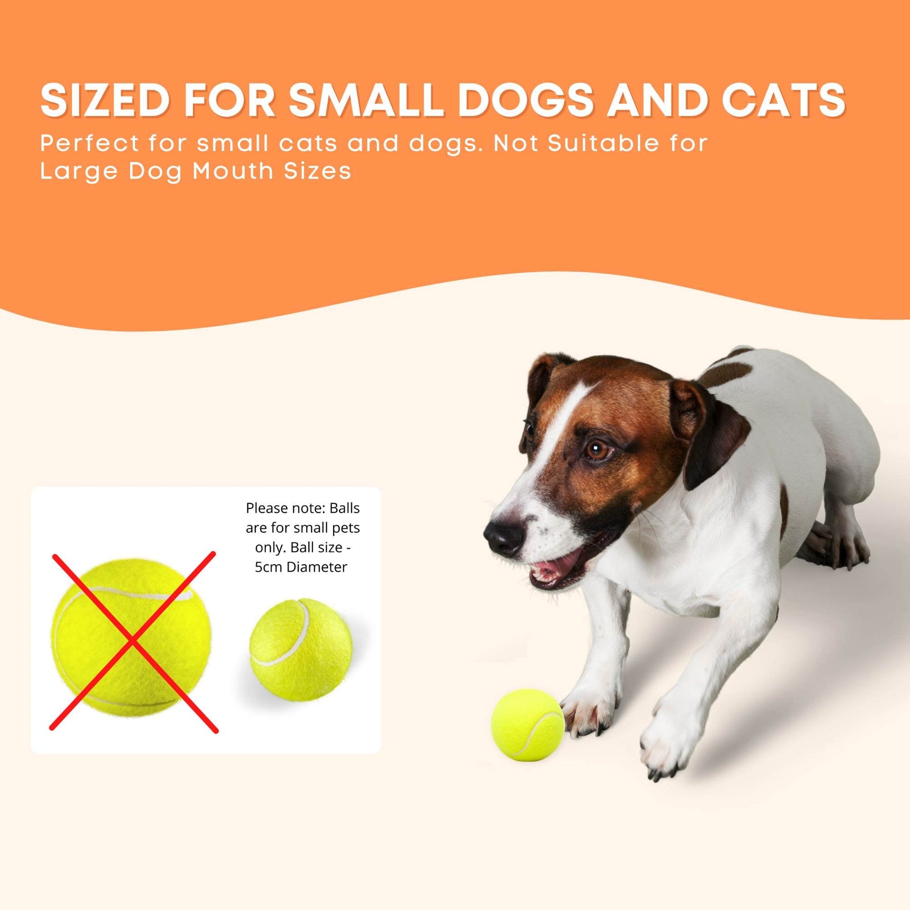 AFP Hyper Fetch Mini Dog Ball Thrower - 3 Launch Ranges, 3 Balls Included - SuperSaverAU - view 4