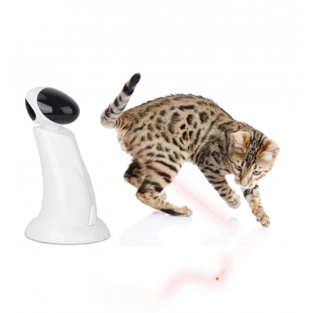 All For Paws Laser Beam Cat Toy - 360° Rotation, Automatic, 16.6x15.0x28.1 cm - SuperSaverAU - view 1