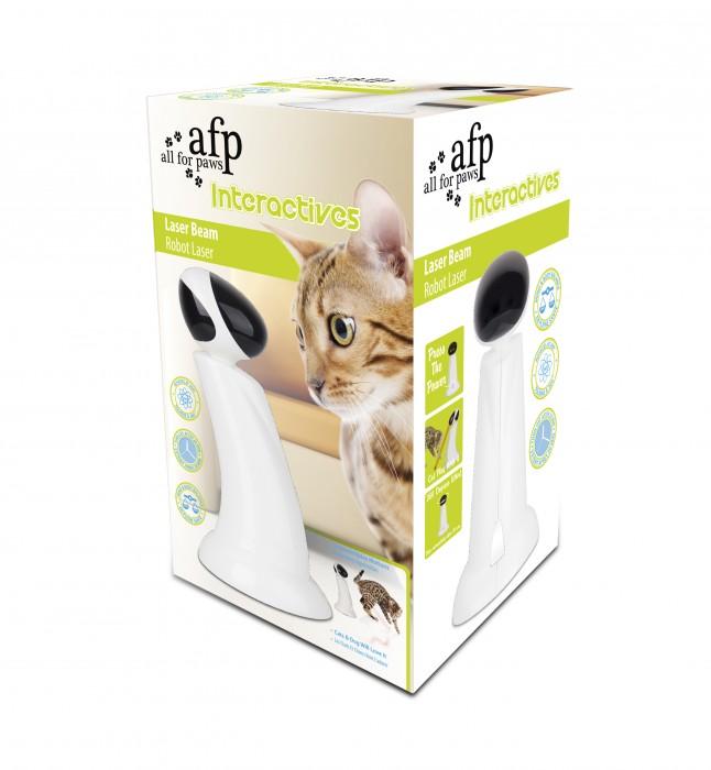 All For Paws Laser Beam Cat Toy - 360° Rotation, Automatic, 16.6x15.0x28.1 cm - SuperSaverAU - view 3