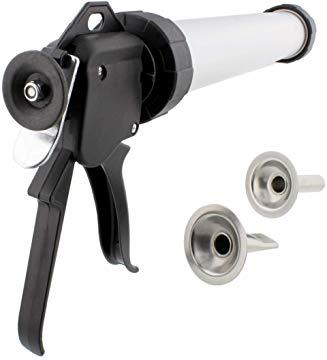 15" Heavy Duty Aluminium Jerky Gun - Homemade Sausage Maker with 2 Nozzles - SuperSaverAU - view 1