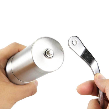 Stainless Steel Ceramic Burr Manual Coffee Grinder Hand Crank with Adjustable Grind