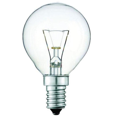 E14s 40W SES Oven Light Bulb - 300°C Heat Resistant G45 Clear Round Globe, 10 Pack - SuperSaverAU - view 1