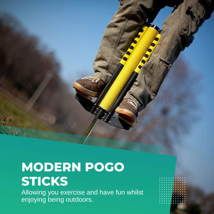 Black and Yellow Pogo Stick - Children's Large Jumping Jackhammer Toy