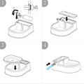 All for Paws Auto Filling Dog Drinking Water Fountain 28cm x 22cm x 10cm - SuperSaverAU - view 5