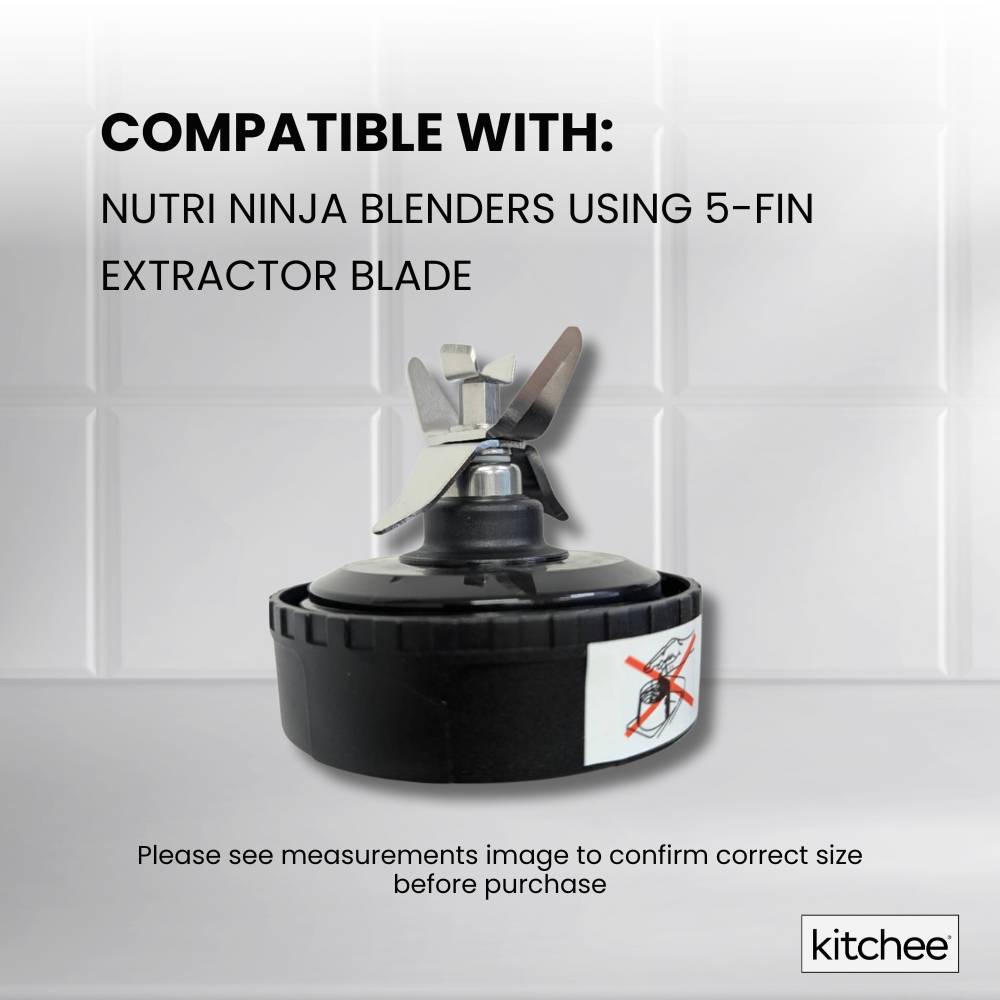 For Nutri Ninja Extractor Blade - 5 Fin Replacement Blender Part