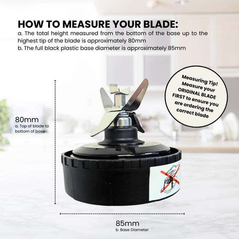 For Nutri Ninja Extractor Blade - 5 Fin Replacement Blender Part - SuperSaverAU - view 2