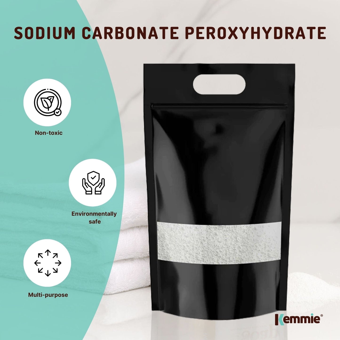 Sodium Percarbonate 20Kg - Eco Laundry Cleaner & Oxygen Bleach Sanitiser
