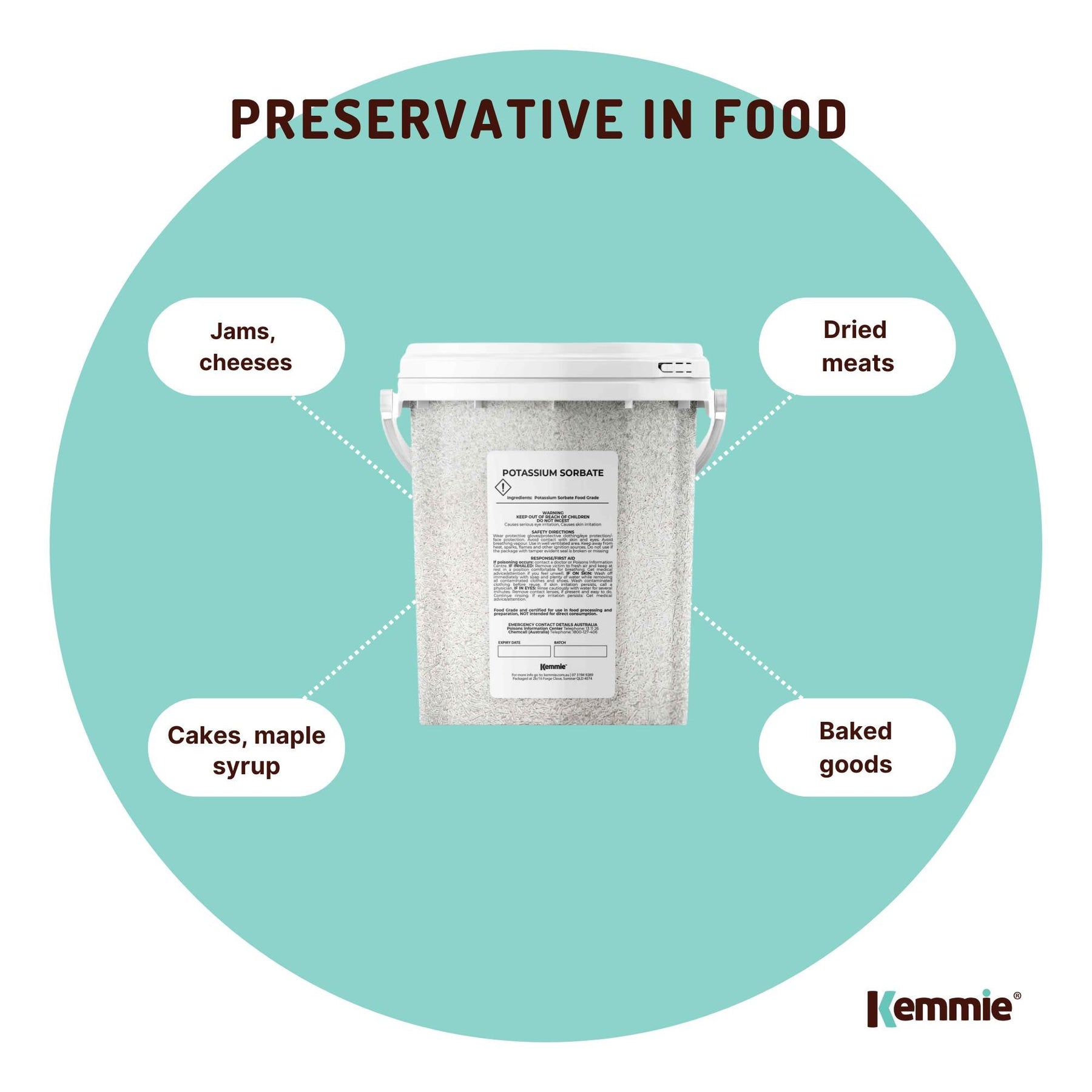 500g Potassium Sorbate Granules Food Grade Preservative Cosmetics Brew Skin E202 - SuperSaverAU - view 7