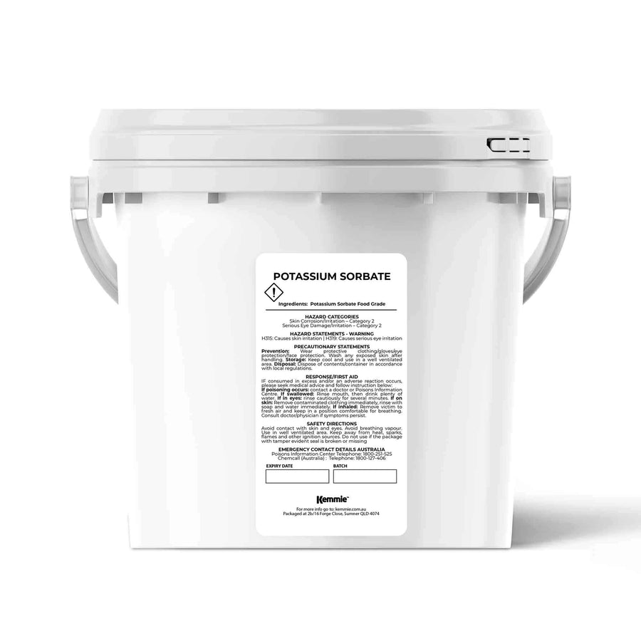 2Kg Potassium Sorbate Granules Tub Food Grade Preservative Cosmetics Brew Skin E202 - SuperSaverAU - view 1