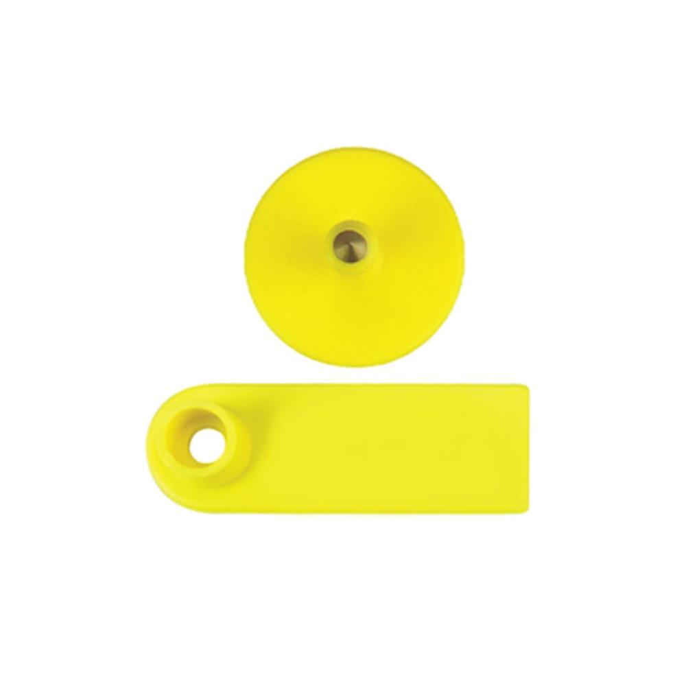Cattle Ear Tags 100x Mini Yellow 5x2cm Blank Livestock Labels for Sheep & Goats - SuperSaverAU - view 2