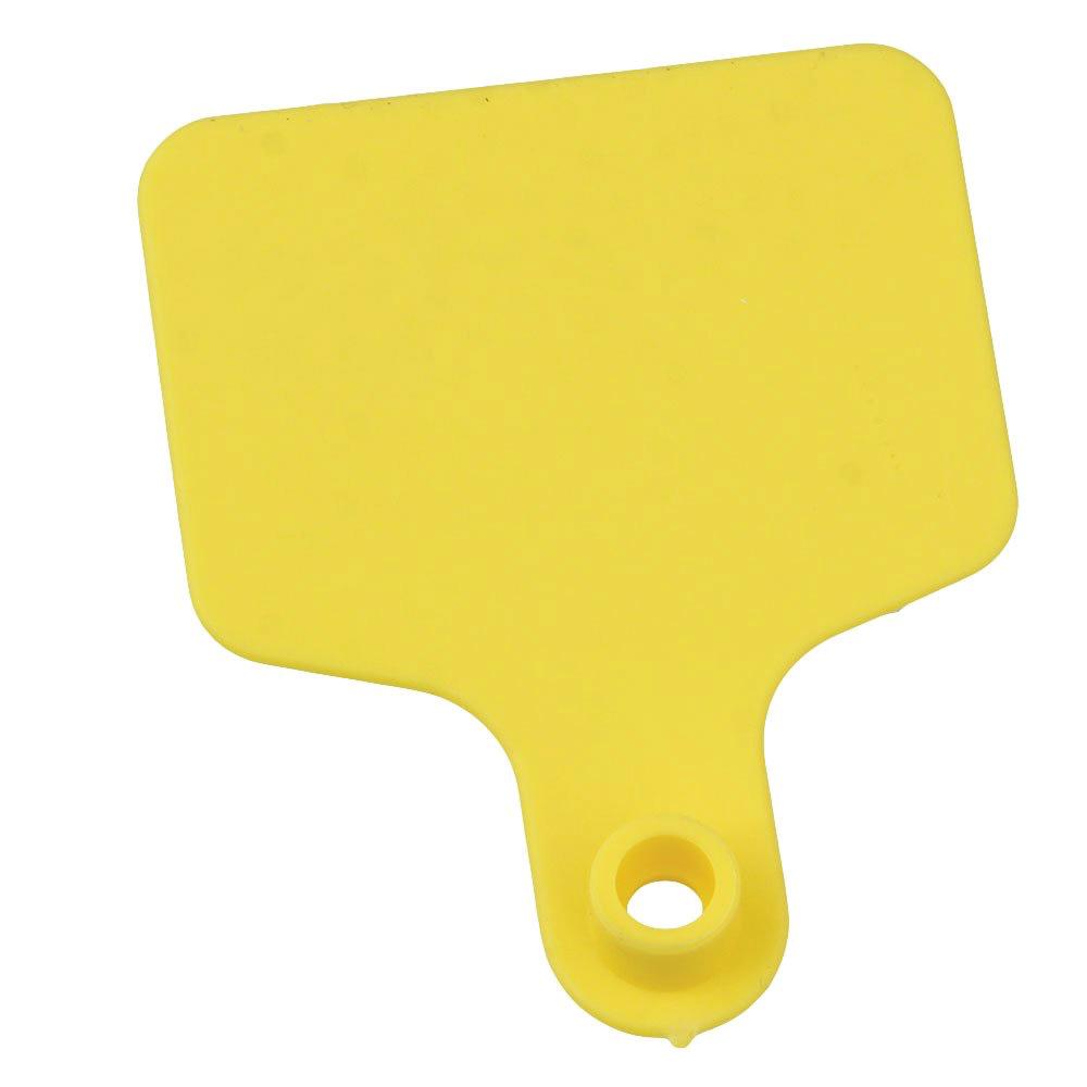100x Medium Yellow Cattle Ear Tags 6x7cm - Durable Livestock Labels