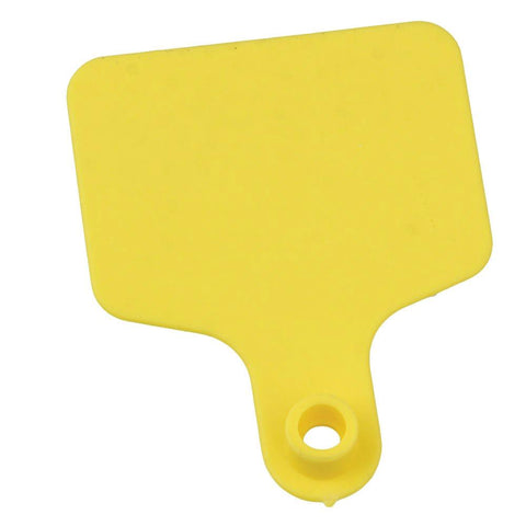 100x Medium Yellow Cattle Ear Tags 6x7cm - Durable Livestock Labels - SuperSaverAU - view 2