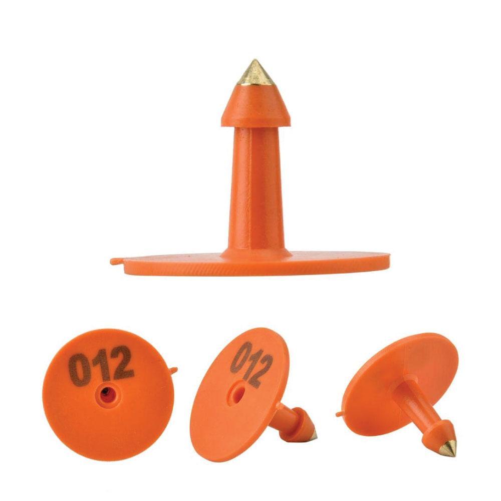 Round Orange Cattle Ear Tags 1-100 for Livestock, Pigs, Sheep, Goats - SuperSaverAU - view 6