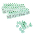 Green Small Cattle Ear Tags Set 1-100 for Goats, Pigs, Sheep, Livestock - SuperSaverAU - view 4