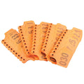 Orange Medium Cattle Ear Tags 1-100 Set 6x7cm for Livestock Identification - SuperSaverAU - view 1