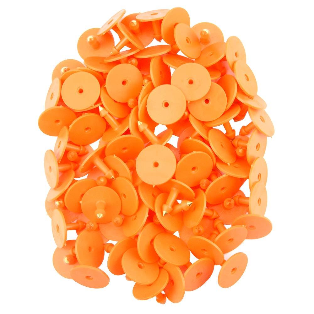 Orange Medium Cattle Ear Tags 1-100 Set 6x7cm for Livestock Identification - SuperSaverAU - view 3