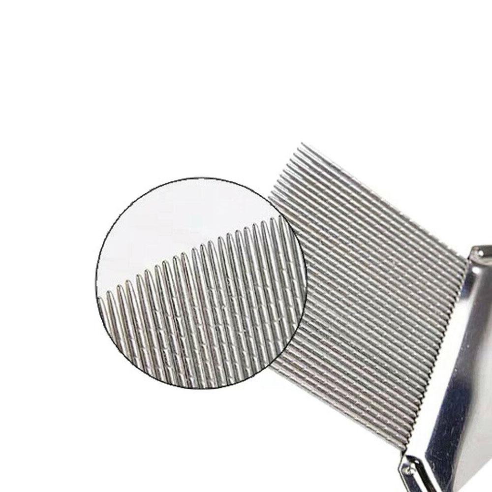 Head Lice Hair Comb - Stainless Steel - Nits Egg Flea Removal - SuperSaverAU - view 2