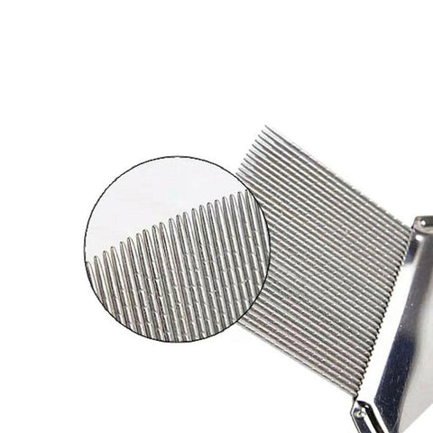 Head Lice Hair Comb - Stainless Steel - Nits Egg Flea Removal - SuperSaverAU - view 2