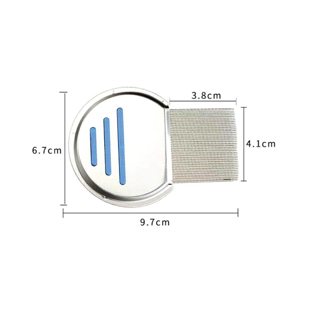 Head Lice Hair Comb - Stainless Steel - Nits Egg Flea Removal - SuperSaverAU - view 3