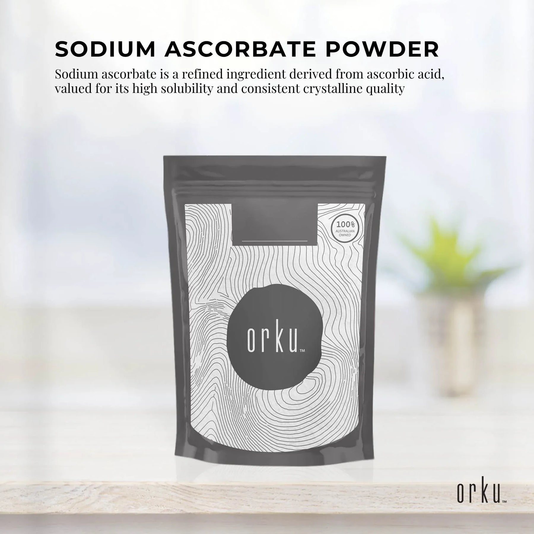 1Kg Pharmaceutical Grade Sodium Ascorbate Powder Buffered Vitamin C