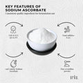 1Kg Pharmaceutical Grade Sodium Ascorbate Powder Buffered Vitamin C