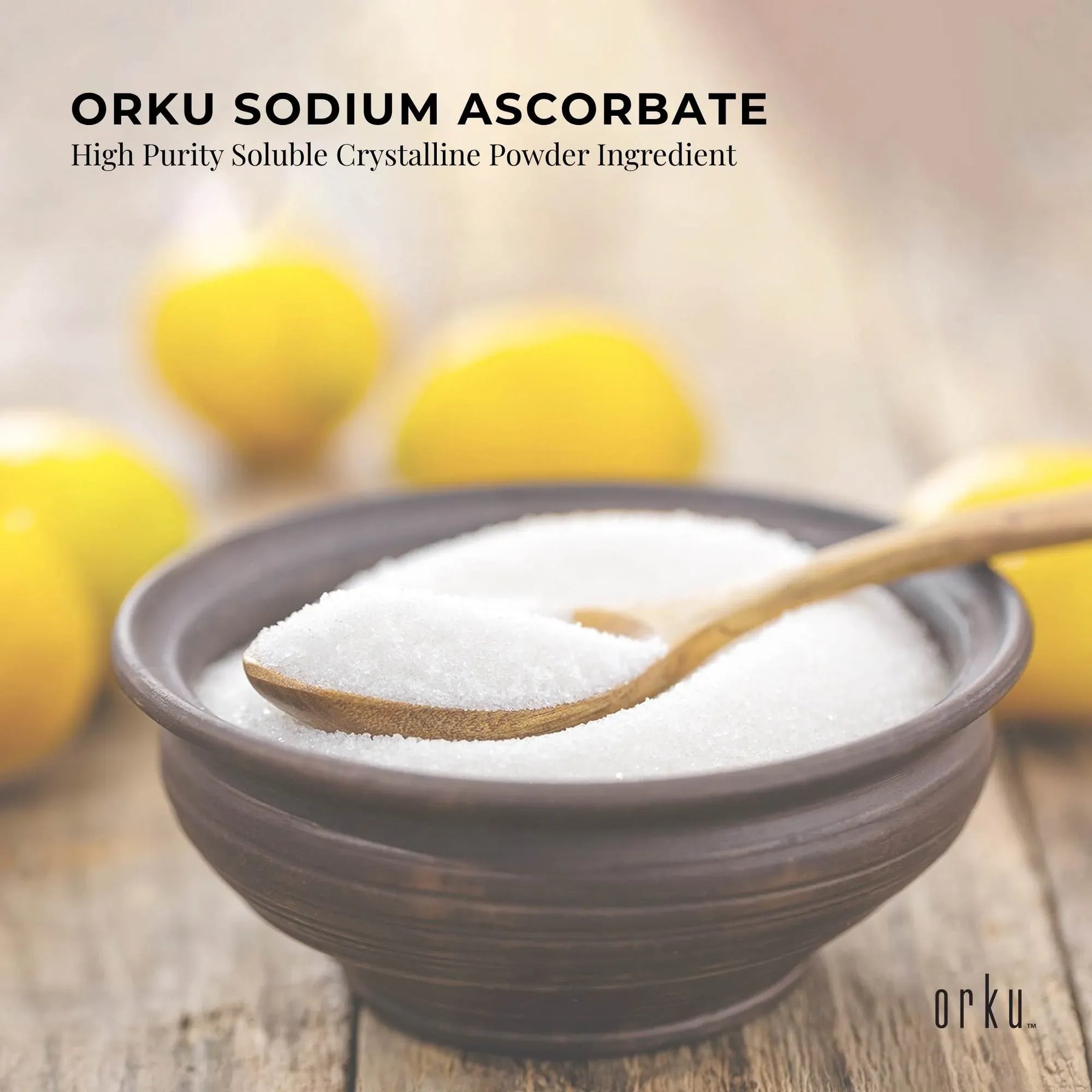 5Kg Sodium Ascorbate Powder - Vitamin C Buffered Pharmaceutical Ascorbic Acid