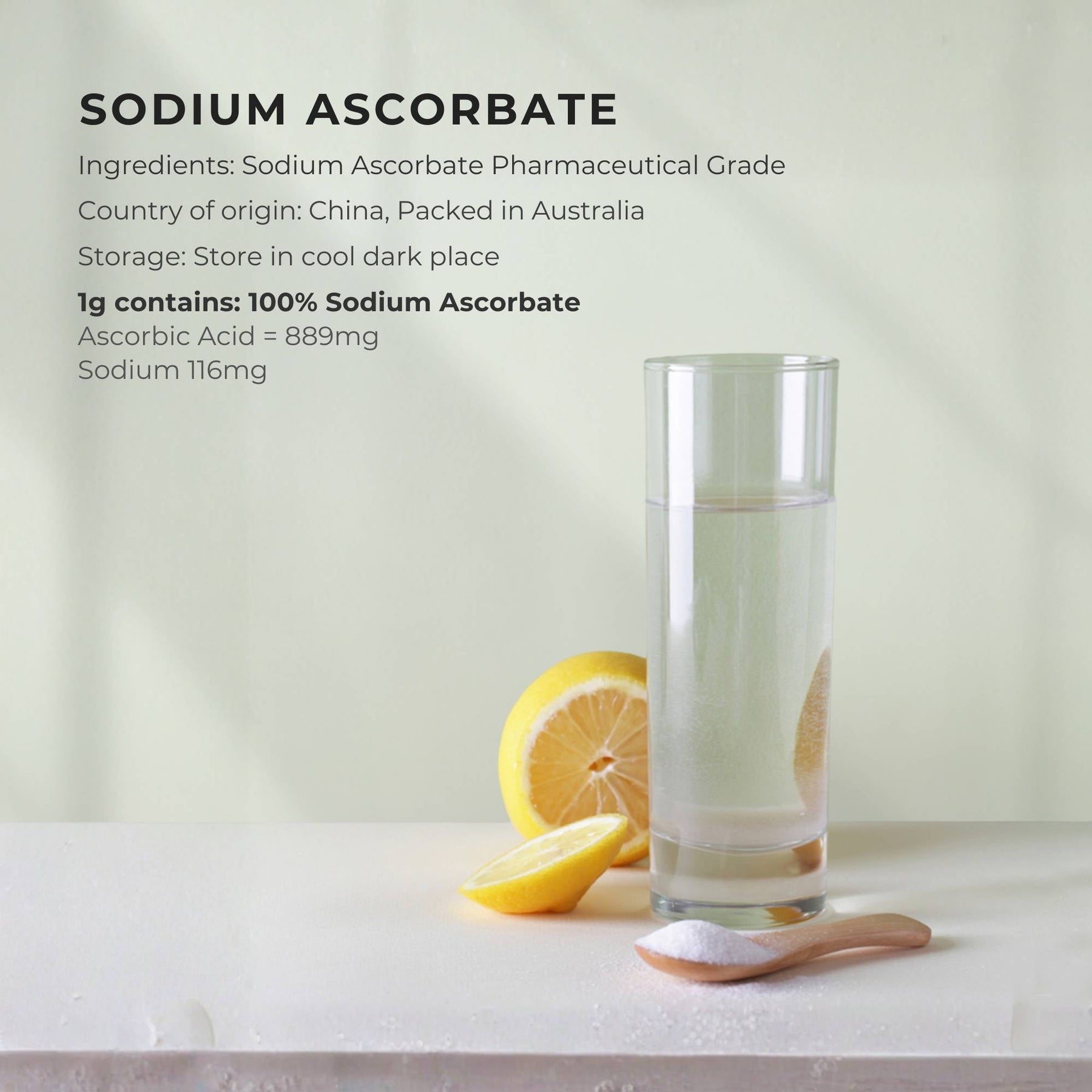 10Kg Sodium Ascorbate Powder - Vitamin C Buffered Pharmaceutical Ascorbic Acid - SuperSaverAU - view 6
