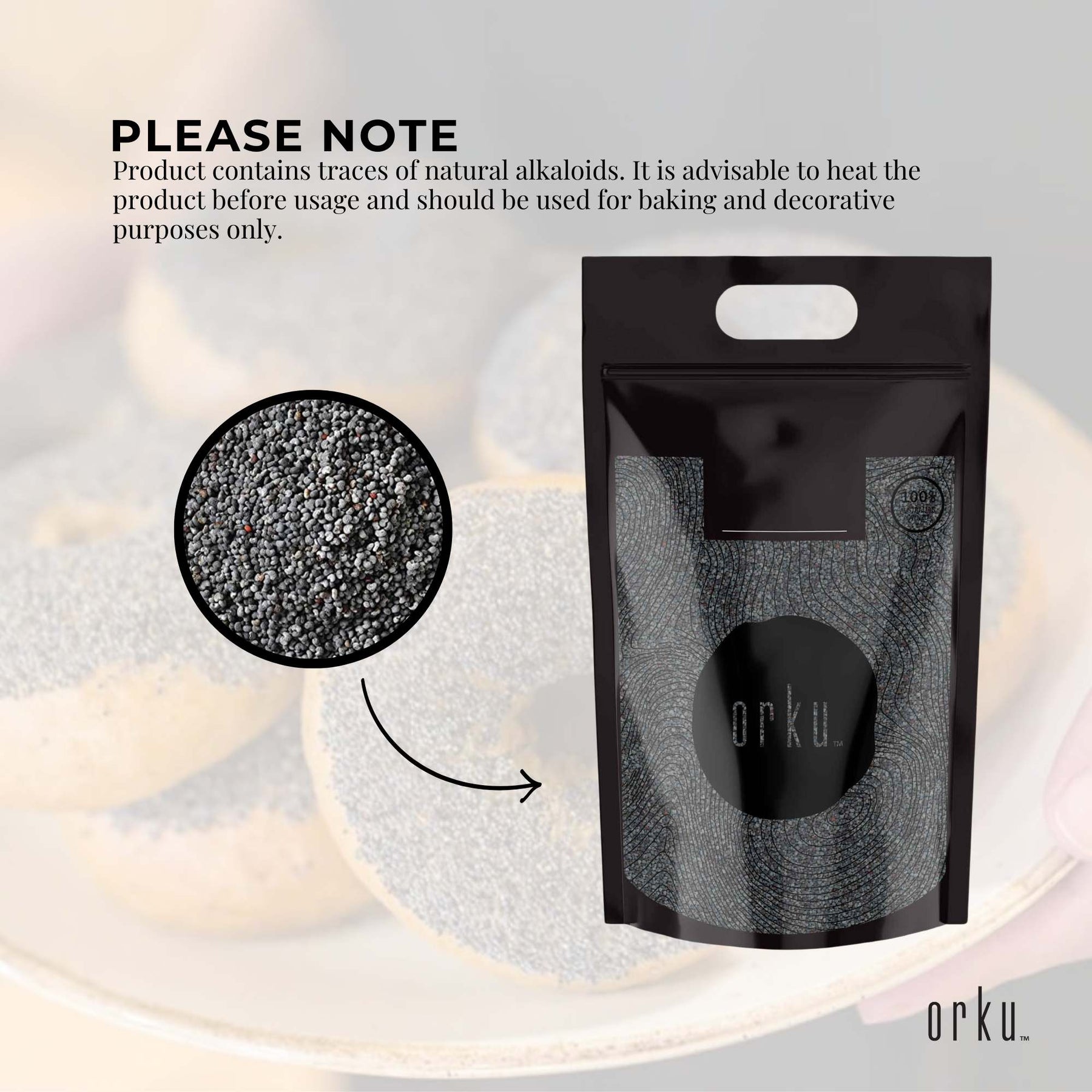 5Kg Poppy Seeds Unwashed Papaver Somniferum For Baking and Decorating - SuperSaverAU - view 4