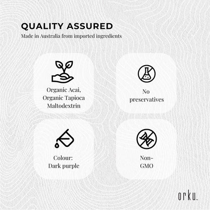 400g Acai Powder 100% Organic - Superfood Amazon Berries